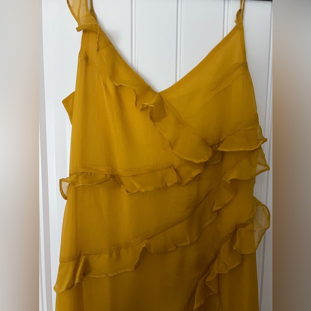 Petal & Pup Yellow Ruffle Maxi Dress - Picture 7 of 11